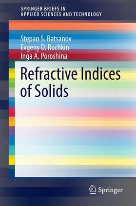 Batsanov / Ruchkin / Poroshina |  Refractive Indices of Solids | Buch |  Sack Fachmedien
