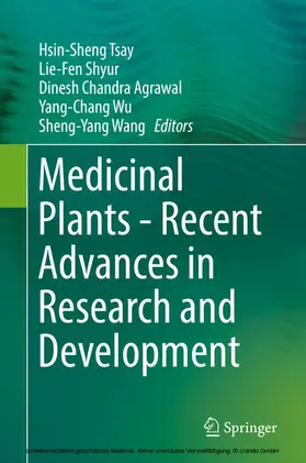 Tsay / Shyur / Agrawal |  Medicinal Plants - Recent Advances in Research and Development | eBook | Sack Fachmedien