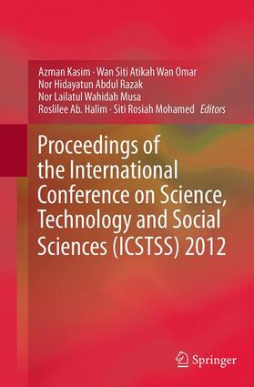 Kasim / Wan Omar / Mohamed |  Proceedings of the International Conference on Science, Technology and Social Sciences (ICSTSS) 2012 | Buch |  Sack Fachmedien