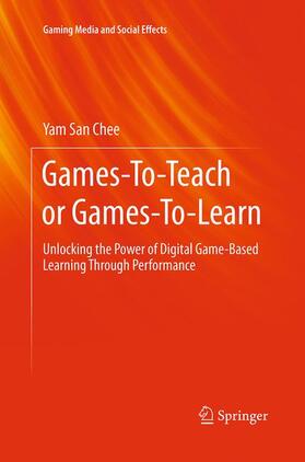 Chee |  Games-To-Teach or Games-To-Learn | Buch |  Sack Fachmedien