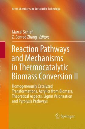 Zhang / Schlaf |  Reaction Pathways and Mechanisms in Thermocatalytic Biomass Conversion II | Buch |  Sack Fachmedien