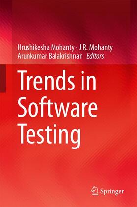 Mohanty / Balakrishnan |  Trends in Software Testing | Buch |  Sack Fachmedien