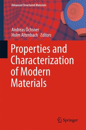 Altenbach / Öchsner |  Properties and Characterization of Modern Materials | Buch |  Sack Fachmedien