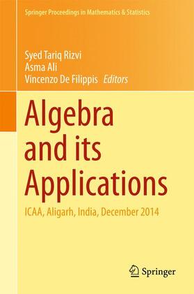 Rizvi / Filippis / Ali |  Algebra and its Applications | Buch |  Sack Fachmedien