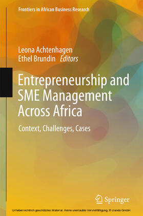 Achtenhagen / Brundin |  Entrepreneurship and SME Management Across Africa | eBook | Sack Fachmedien