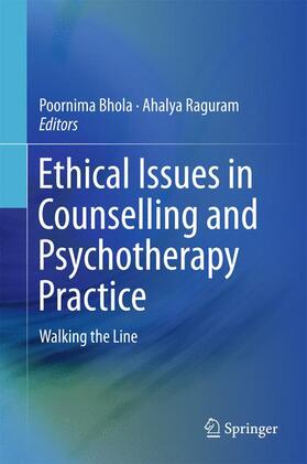 Raguram / Bhola |  Ethical Issues in Counselling and Psychotherapy Practice | Buch |  Sack Fachmedien