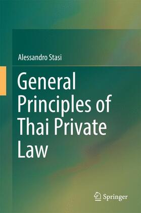 Stasi |  General Principles of Thai Private Law | Buch |  Sack Fachmedien