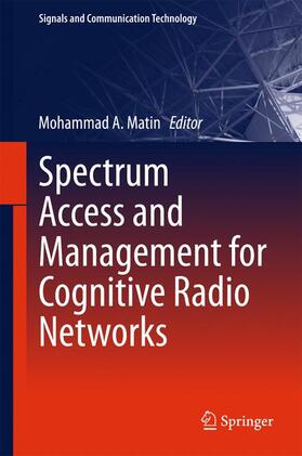 Matin |  Spectrum Access and Management for Cognitive Radio Networks | Buch |  Sack Fachmedien