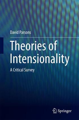Parsons |  Theories of Intensionality | Buch |  Sack Fachmedien
