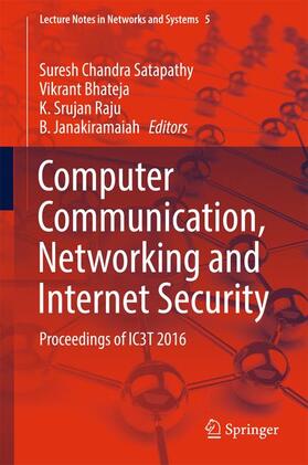 Satapathy / Janakiramaiah / Bhateja |  Computer Communication, Networking and Internet Security | Buch |  Sack Fachmedien