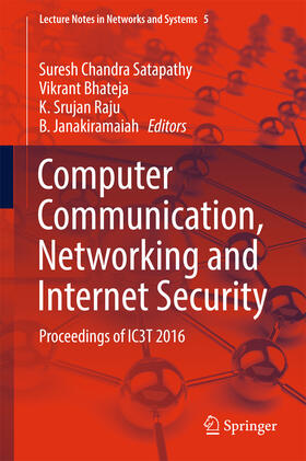 Satapathy / Bhateja / Raju |  Computer Communication, Networking and Internet Security | eBook | Sack Fachmedien