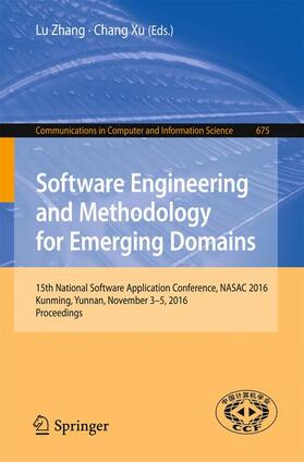 Xu / Zhang |  Software Engineering and Methodology for Emerging Domains | Buch |  Sack Fachmedien