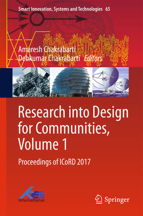 Chakrabarti |  Research into Design for Communities, Volume 1 | eBook | Sack Fachmedien