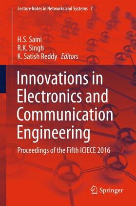 Saini / Reddy / Singh |  Innovations in Electronics and Communication Engineering | Buch |  Sack Fachmedien