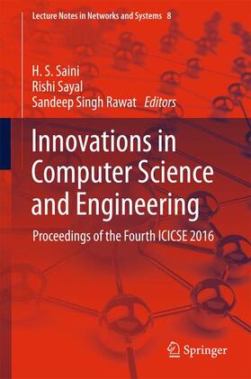 Saini / Rawat / Sayal |  Innovations in Computer Science and Engineering | Buch |  Sack Fachmedien