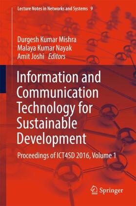 Mishra / Joshi / Nayak |  Information and Communication Technology for Sustainable Development | Buch |  Sack Fachmedien