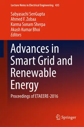 SenGupta / Zobaa / Sherpa |  Advances in Smart Grid and Renewable Energy | eBook | Sack Fachmedien