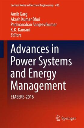 Garg / Kamani / Bhoi |  Advances in Power Systems and Energy Management | Buch |  Sack Fachmedien