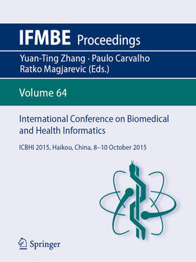 Zhang / Carvalho / Magjarevic | International Conference on Biomedical and Health Informatics | E-Book | sack.de