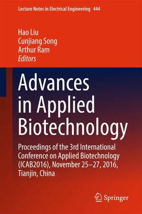 Liu / Ram / Song |  Advances in Applied Biotechnology | Buch |  Sack Fachmedien