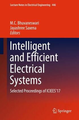 Saxena / Bhuvaneswari |  Intelligent and Efficient Electrical Systems | Buch |  Sack Fachmedien