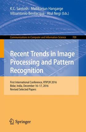 Santosh / Negi / Hangarge |  Recent Trends in Image Processing and Pattern Recognition | Buch |  Sack Fachmedien