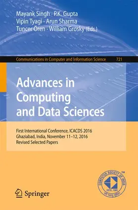 Singh / Gupta / Grosky |  Advances in Computing and Data Sciences | Buch |  Sack Fachmedien