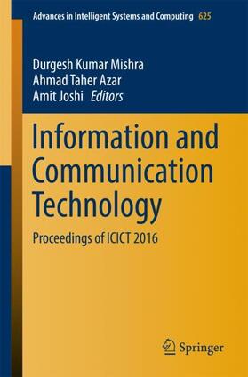 Mishra / Joshi / Azar |  Information and Communication Technology | Buch |  Sack Fachmedien