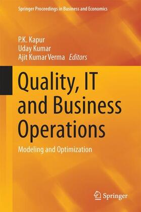 Kapur / Verma / Kumar |  Quality, IT and Business Operations | Buch |  Sack Fachmedien