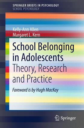 Kern / Allen |  School Belonging in Adolescents | Buch |  Sack Fachmedien