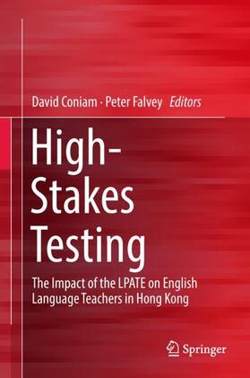 Falvey / Coniam |  High-Stakes Testing | Buch |  Sack Fachmedien