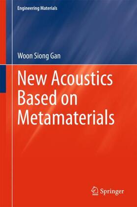 Gan |  New Acoustics Based on Metamaterials | Buch |  Sack Fachmedien