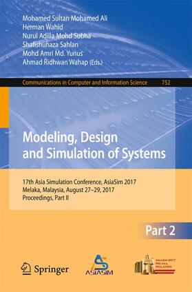 Mohamed Ali / Wahid / Wahap |  Modeling, Design and Simulation of Systems | Buch |  Sack Fachmedien