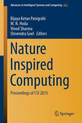 Panigrahi / Goel / Hoda |  Nature Inspired Computing | Buch |  Sack Fachmedien
