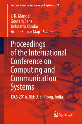 Mandal / Saha / Kandar |  Proceedings of the International Conference on Computing and Communication Systems | eBook | Sack Fachmedien