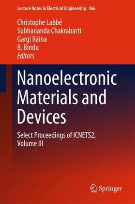 Labbé / Bindu / Chakrabarti |  Nanoelectronic Materials and Devices | Buch |  Sack Fachmedien