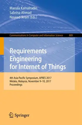 Kamalrudin / Ikram / Ahmad |  Requirements Engineering for Internet of Things | Buch |  Sack Fachmedien