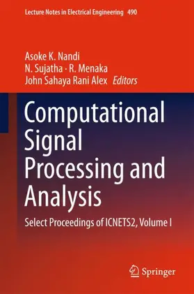 Nandi / Alex / Sujatha |  Computational Signal Processing and Analysis | Buch |  Sack Fachmedien