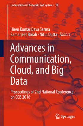 Sarma / Borah / Dutta |  Advances in Communication, Cloud, and Big Data | eBook | Sack Fachmedien