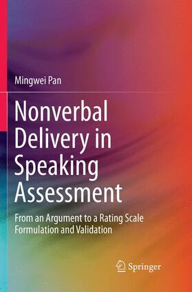 Pan |  Nonverbal Delivery in Speaking Assessment | Buch |  Sack Fachmedien