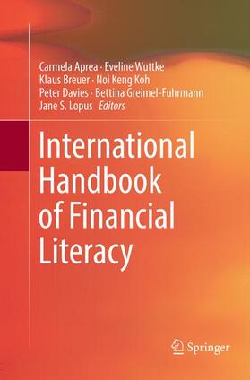 Aprea / Wuttke / Breuer |  International Handbook of Financial Literacy | Buch |  Sack Fachmedien