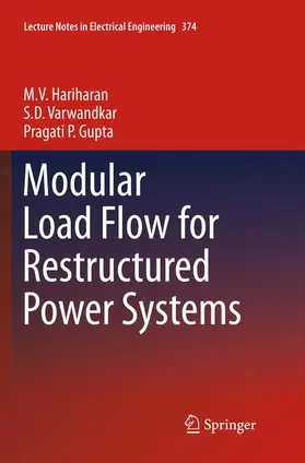 Hariharan / Varwandkar / Gupta |  Modular Load Flow for Restructured Power Systems | Buch |  Sack Fachmedien