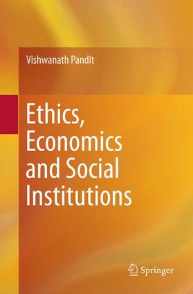Pandit |  Ethics, Economics and Social Institutions | Buch |  Sack Fachmedien