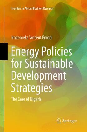 Emodi |  Energy Policies for Sustainable Development Strategies | Buch |  Sack Fachmedien