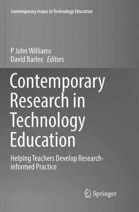 Barlex / Williams |  Contemporary Research in Technology Education | Buch |  Sack Fachmedien