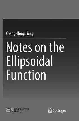 Liang |  Notes on the Ellipsoidal Function | Buch |  Sack Fachmedien