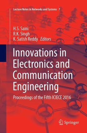 Saini / Reddy / Singh |  Innovations in Electronics and Communication Engineering | Buch |  Sack Fachmedien