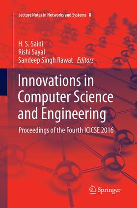 Saini / Rawat / Sayal |  Innovations in Computer Science and Engineering | Buch |  Sack Fachmedien