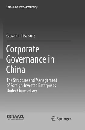 Pisacane |  Corporate Governance in China | Buch |  Sack Fachmedien