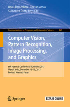 Rameshan / Arora / Dutta Roy |  Computer Vision, Pattern Recognition, Image Processing, and Graphics | eBook | Sack Fachmedien